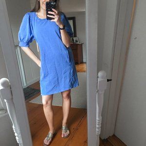 NWOT Anthropologie Periwinkle Tunic Sweatshirt Dress